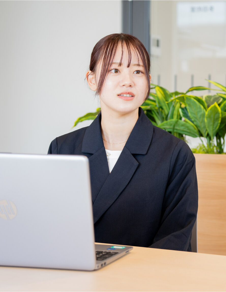 アサヒ工業採用インタビューの様子
