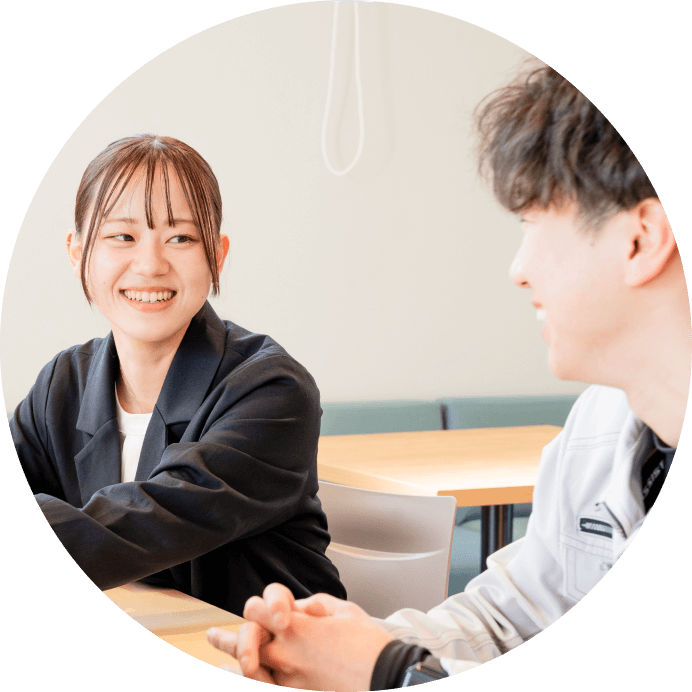 アサヒ工業採用インタビューの様子