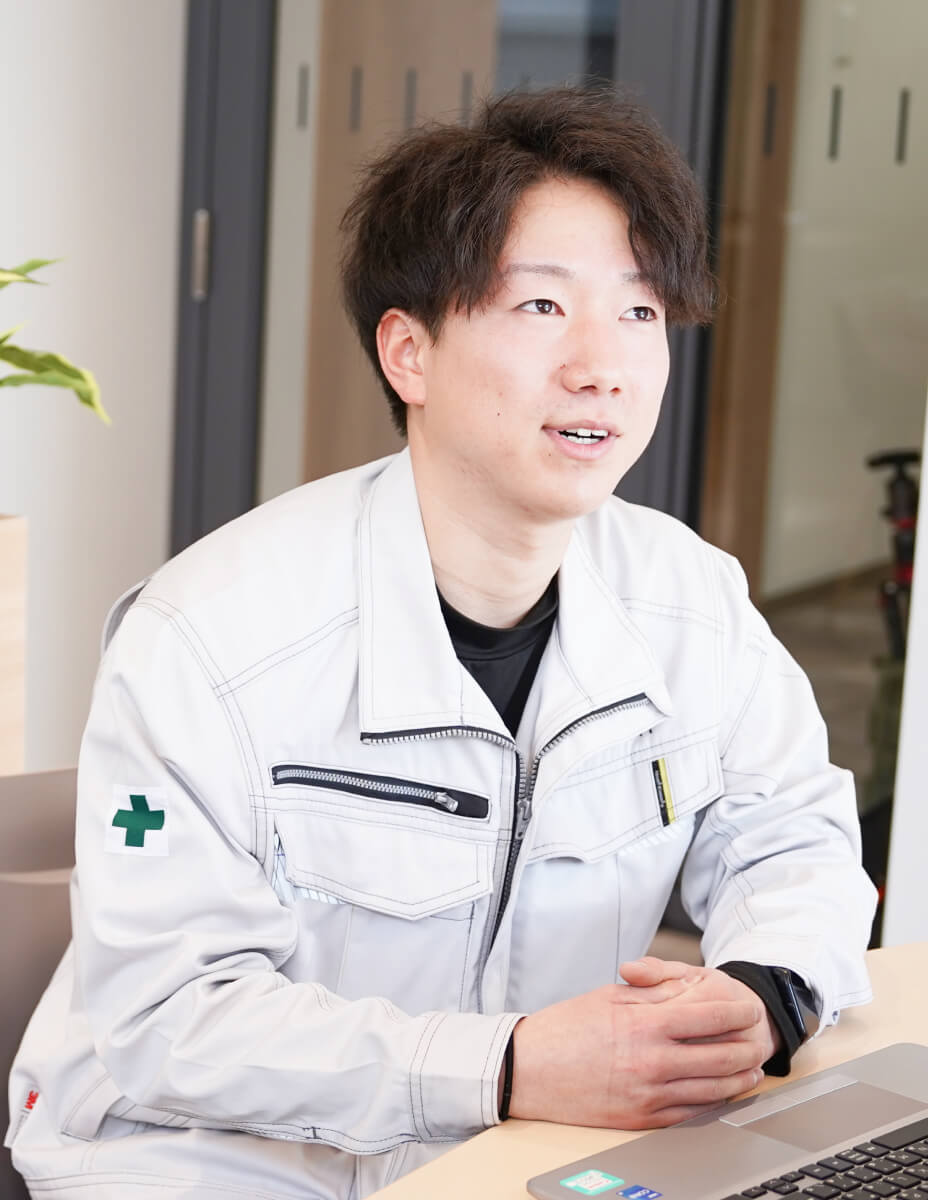 アサヒ工業採用インタビューの様子