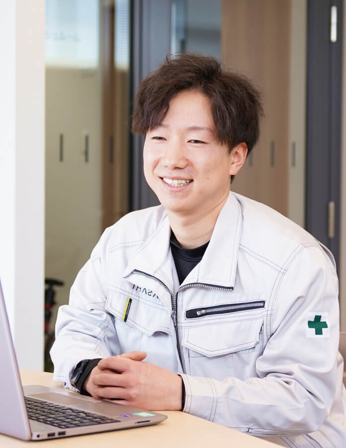 アサヒ工業採用インタビューの様子