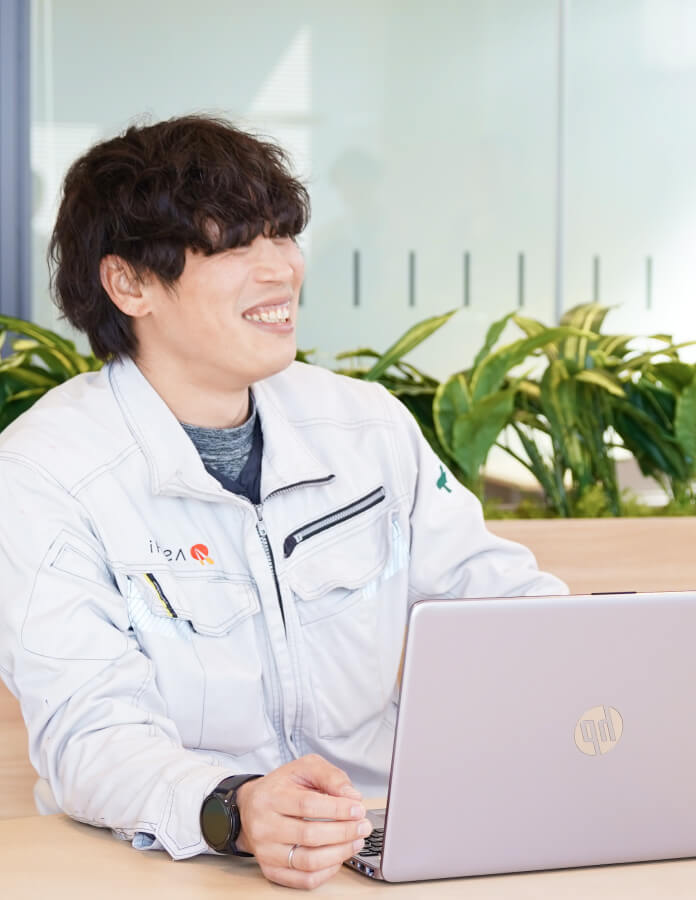 アサヒ工業採用インタビューの様子